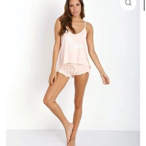 Wildfox Blush Pink Pajama Set